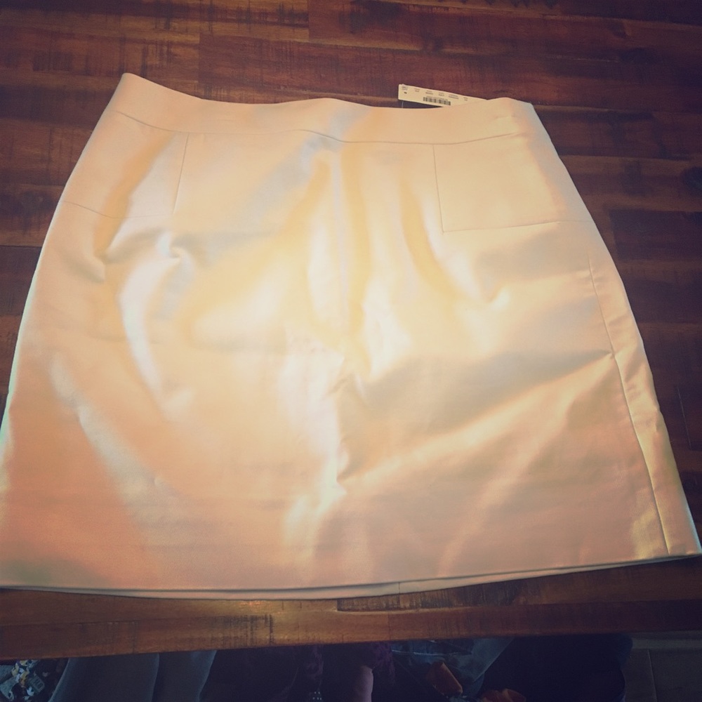 NWT J. Crew Double Serge Cotton Skirt. Classy!!